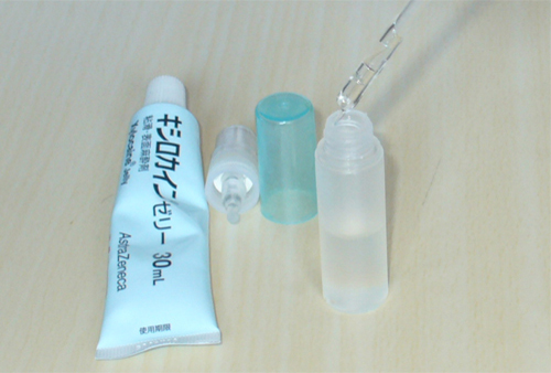 キシロカインゼリーを入れておくケース