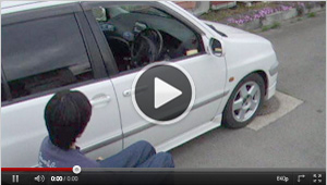 頚髄損傷者の車椅子から車へのトランスファー(ボードなし)